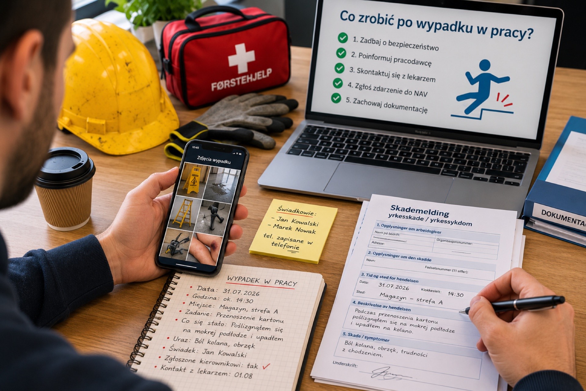 NAV i yrkesskadeforsikring – różnica i dwa oddzielne postępowania